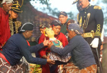 Upacara Saparan Bekakak yang diwariskan turun temurun dari Kesultanan Yogyakarta di Ambarketawang
