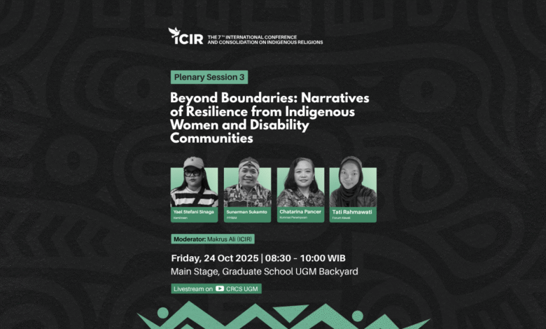Recap Plenary Session 3: Beyond Boundaries - Narratives of Resilience from Indigenous Women and Disability Communities