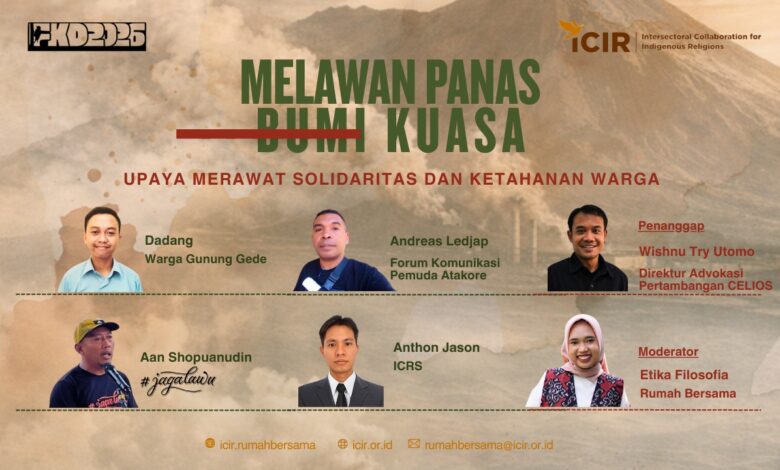 FKD Seri 3 dengan tajuk "Upaya Merawat Solidaritas dan Ketahanan Warga" sebagai bagian dari tema besar Melawan Panas Kuasa.